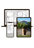Detailed House & Site Floor Plans - Inc Ground Floor, Roof Plan